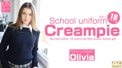 Kin8tengoku 220210 올리비아 스쿨 Creampie Vol 1